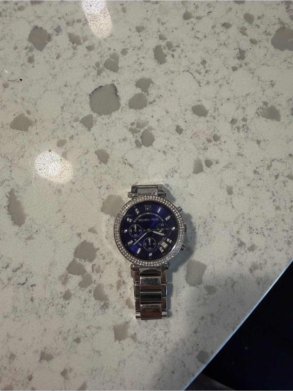 Michael Kors Women's Parker Watch Stainless Steel Blue Dial (READ DESCRIPTION) - Picture 3 of 5